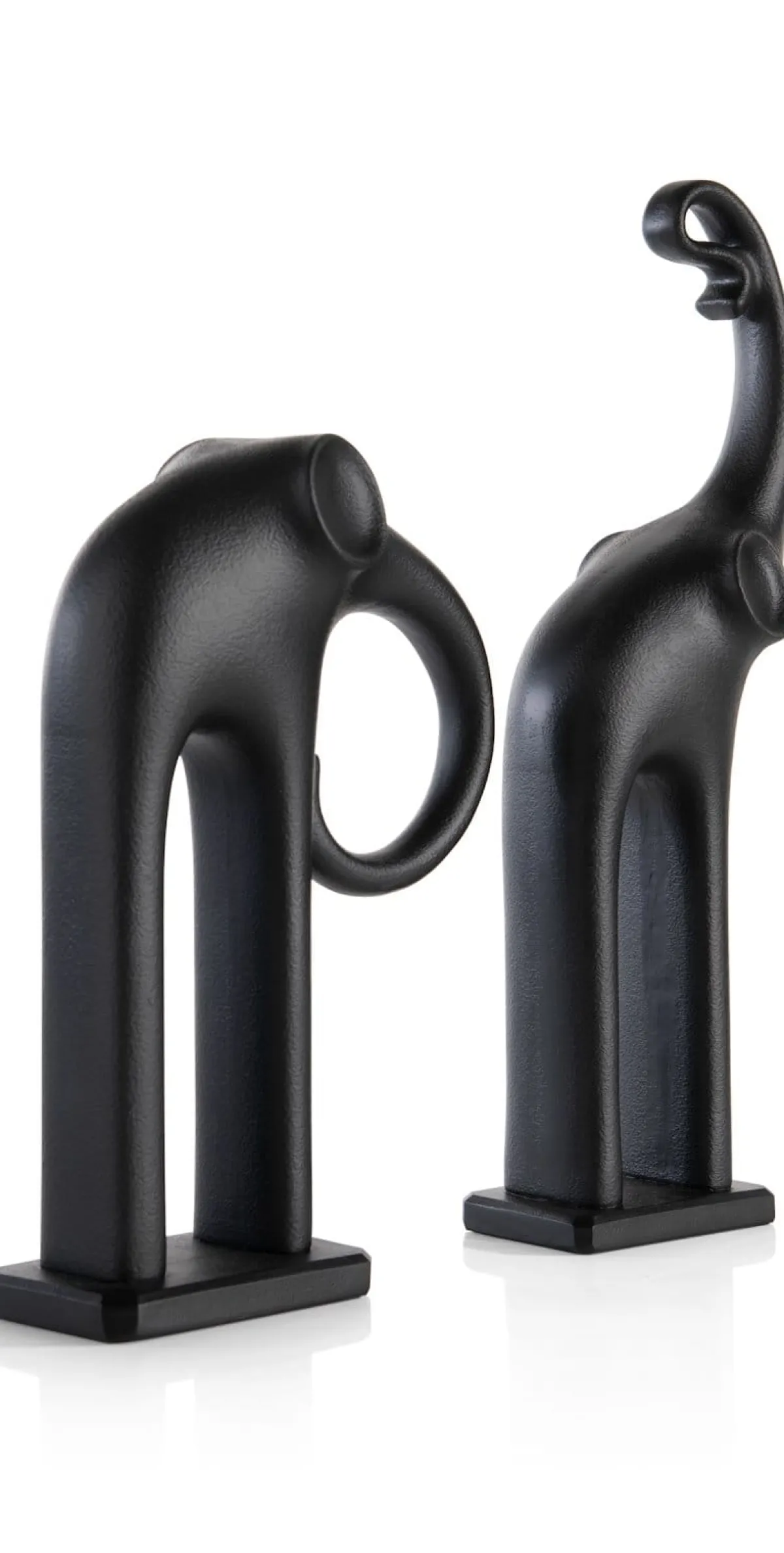 Online XOOON Elly beeld H30cm in de kleur Zwart - COCOmaison