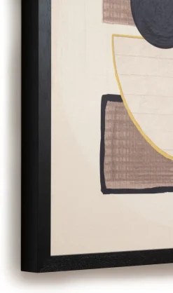 Hot XOOON Encounter schilderij (100x100cm) in de kleur Zwart - COCOmaison