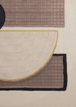 Hot XOOON Encounter schilderij (100x100cm) in de kleur Zwart - COCOmaison