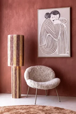 Discount XOOON Fae schilderij 80x120cm in kleur Crème shop je bij COCOmaison