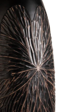 XOOON Faye vaas H75cm in de kleur Zwart - COCOmaison