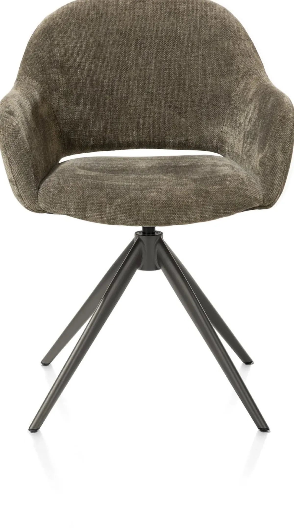 Clearance XOOON FINN armstoel terugdraai - stof Livigno - donkergroen