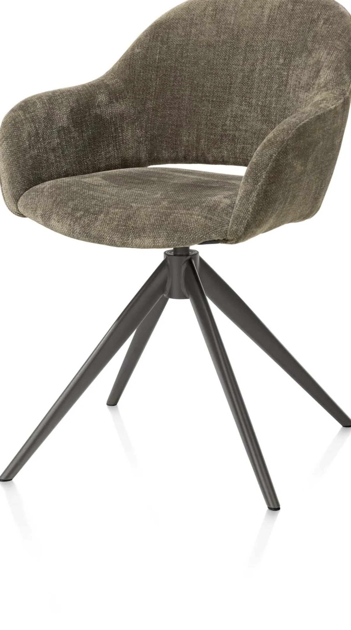 Clearance XOOON FINN armstoel terugdraai - stof Livigno - donkergroen