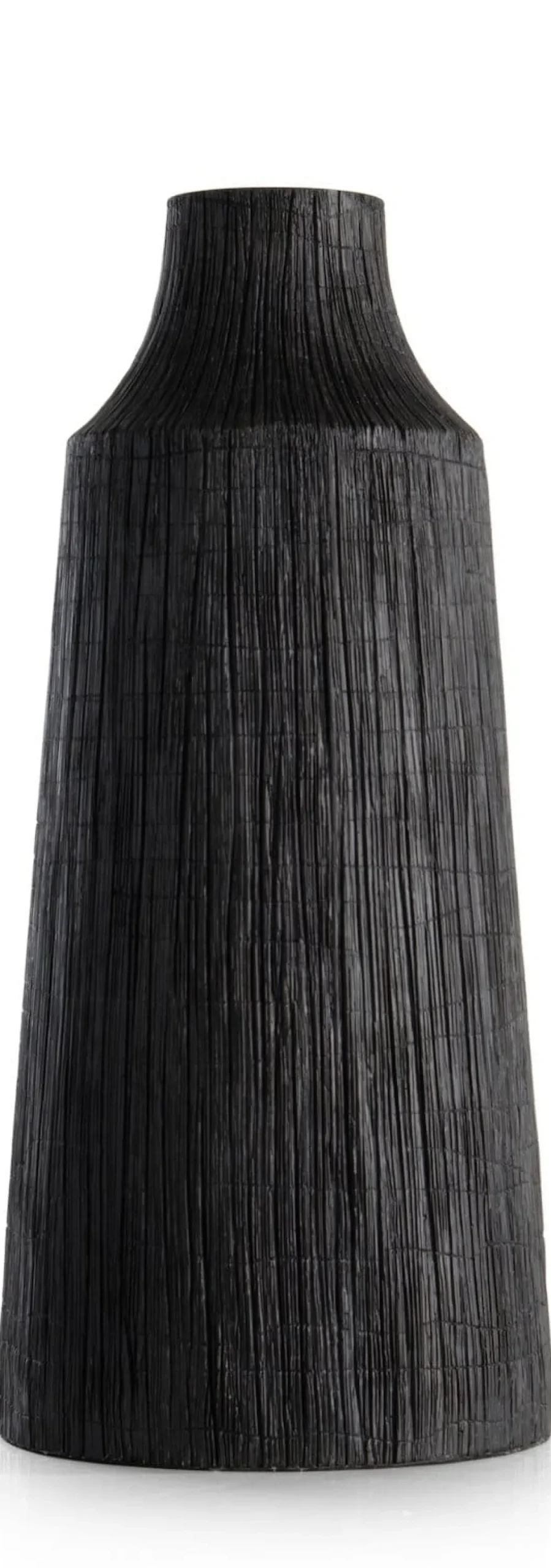 Hot XOOON Finn vaas H50cm in de kleur Zwart - COCOmaison