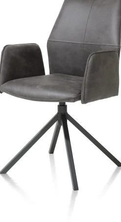 Sale XOOON FRANKY armstoel - vast - greep - pocketveringvering - zwart