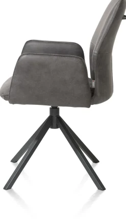 Sale XOOON FRANKY armstoel - vast - greep - pocketveringvering - zwart