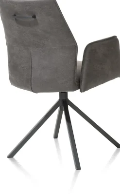 Sale XOOON FRANKY armstoel - vast - greep - pocketveringvering - zwart