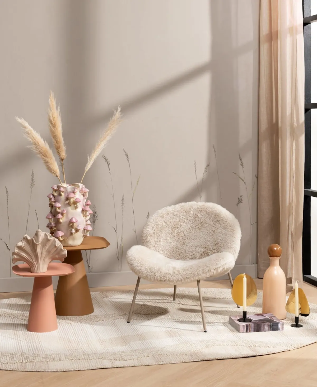 Online XOOON Freddy fauteuil in kleur Beige shop je bij COCOmaison