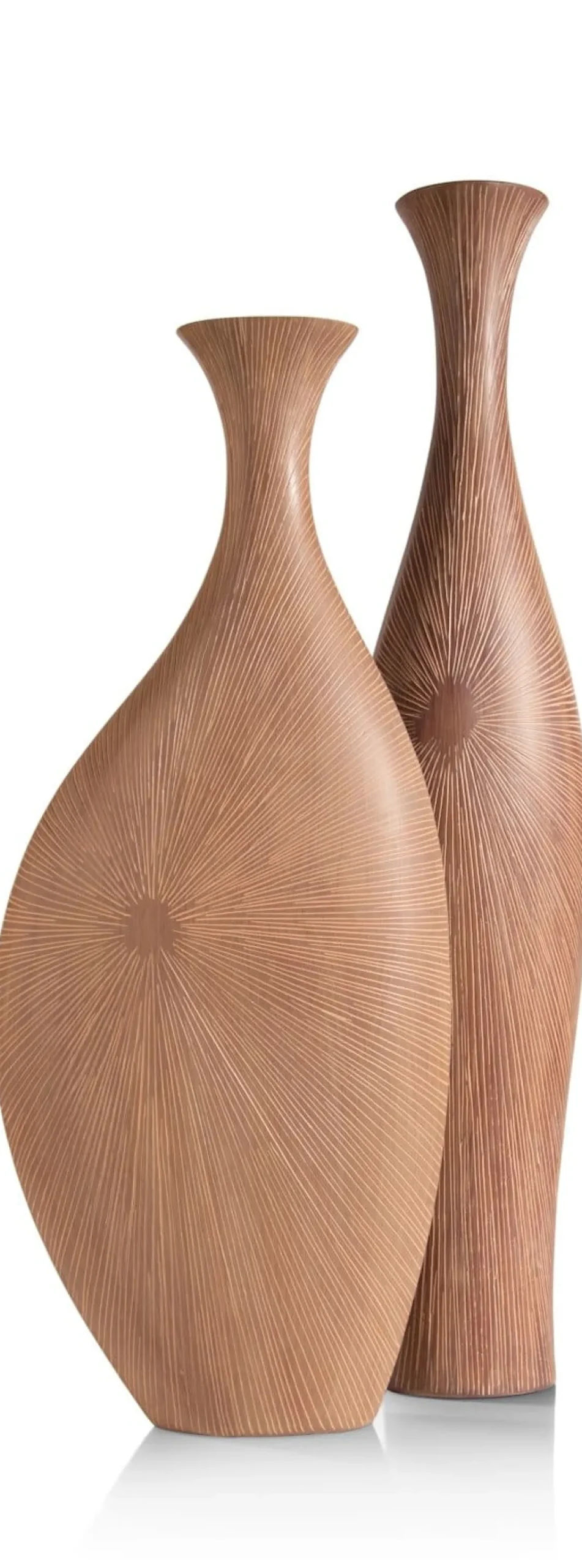 Outlet XOOON Gigi vaas H82,5cm in de kleur Bruin - COCOmaison