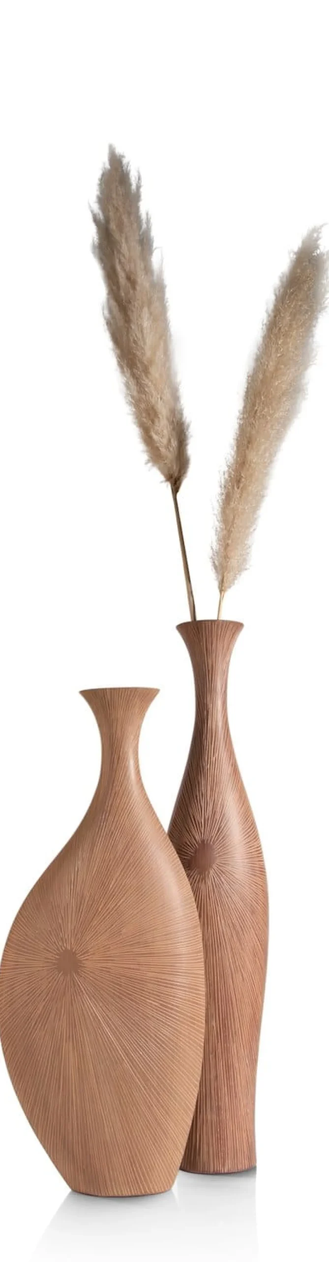 Outlet XOOON Gigi vaas H82,5cm in de kleur Bruin - COCOmaison