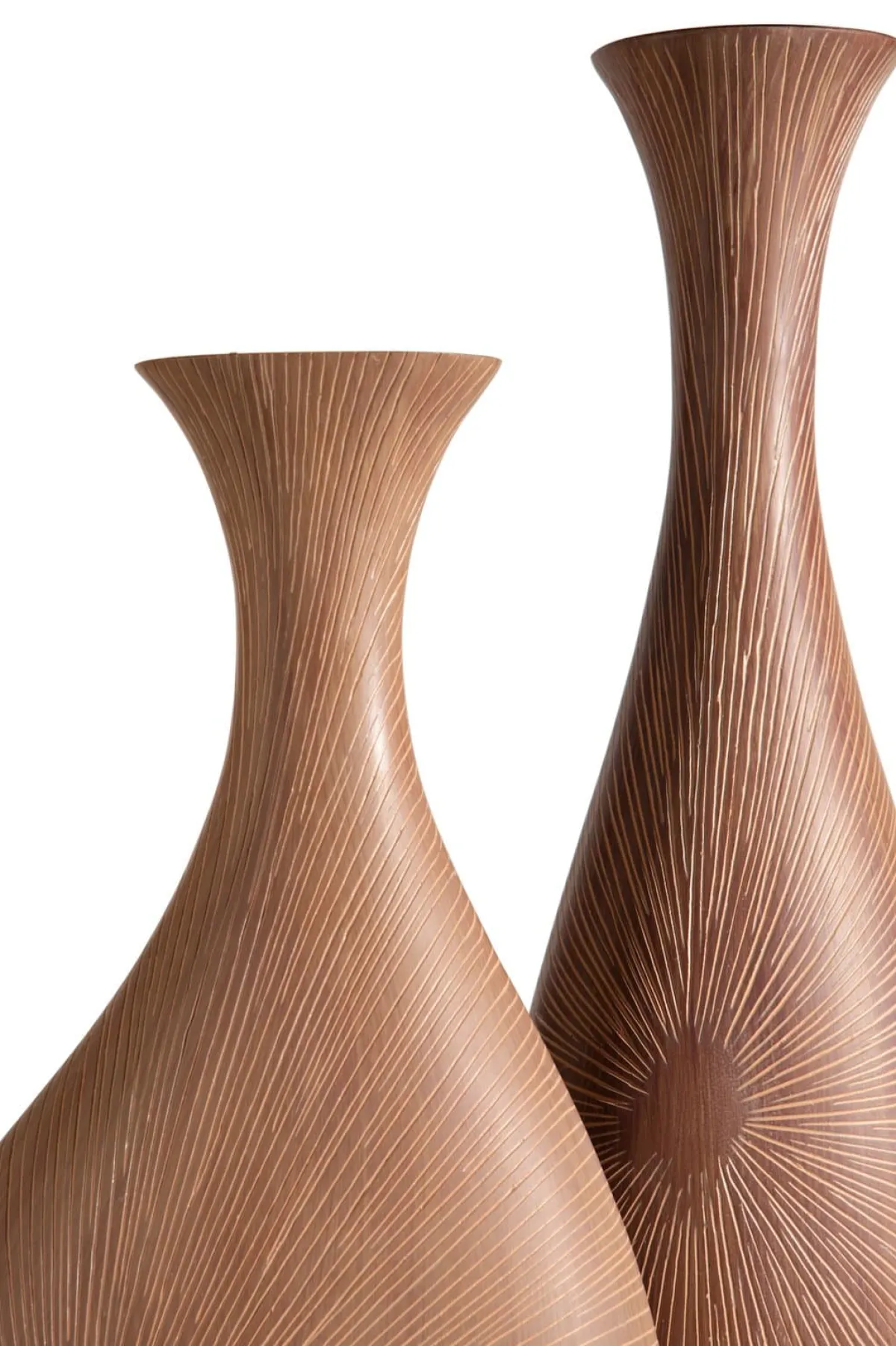 Outlet XOOON Gigi vaas H82,5cm in de kleur Bruin - COCOmaison