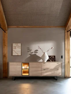 Best XOOON HELSINKI dressoir 240 cm - eiken look