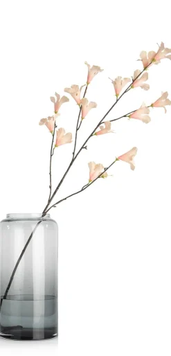 Clearance XOOON Hibiscus Branch H115cm kunstbloem in de kleur Oranje