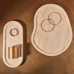 Clearance XOOON idas schaal (breedte 35cm) in de kleur Creme - COCOmaison