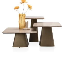 New XOOON Issy bijzettafel (H54cm) in de kleur Creme - COCOmaison