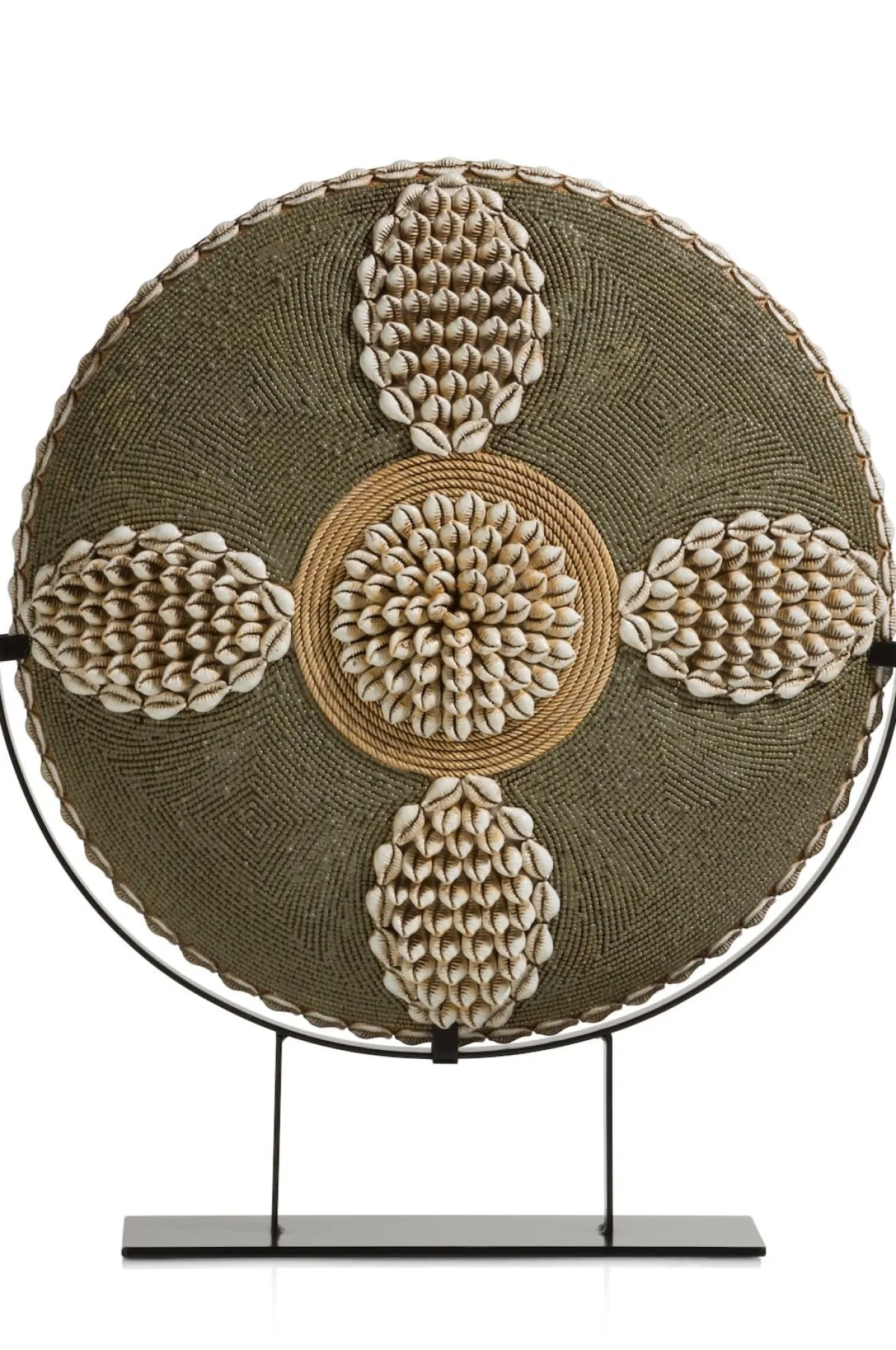 Discount XOOON Jennifer beeld rond met schelpjes H44cm - COCOmaison