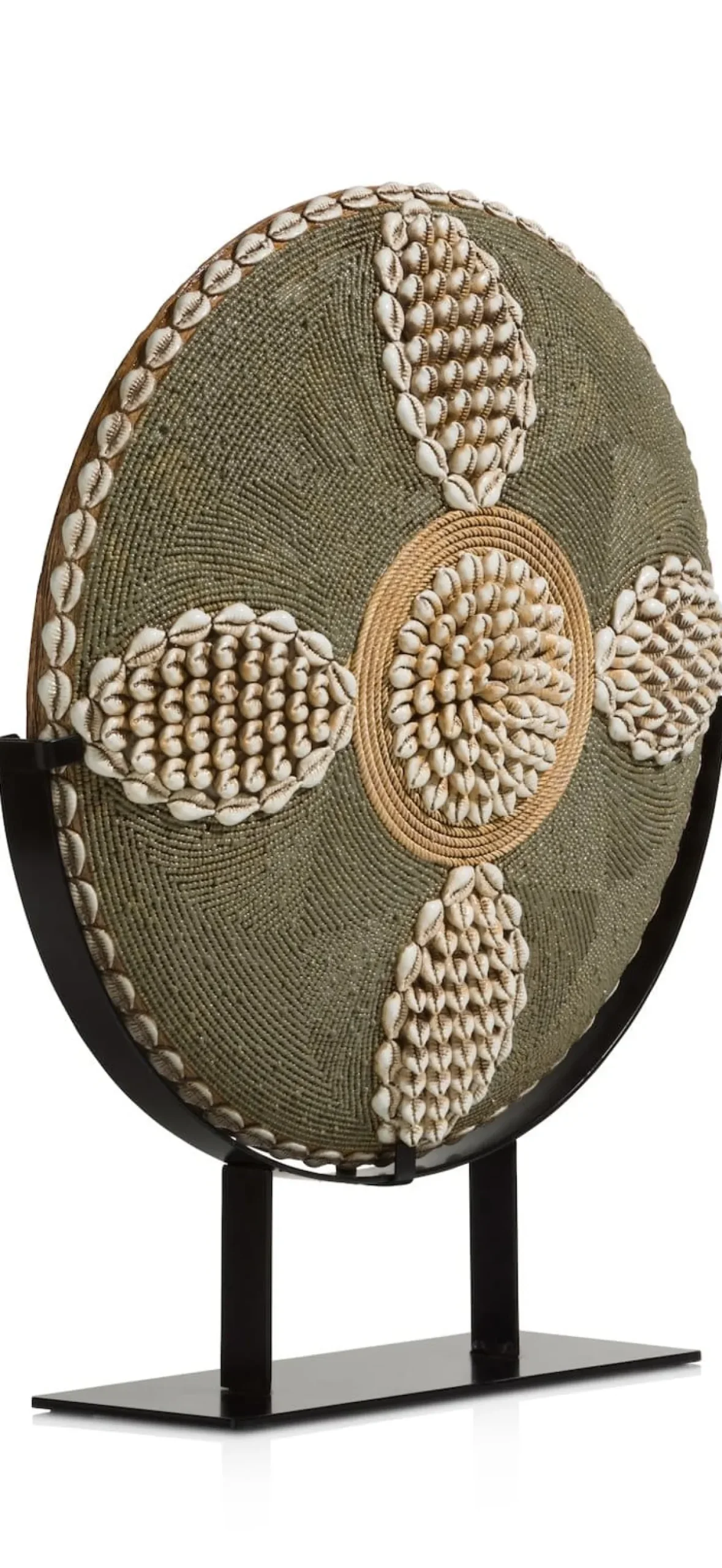 Discount XOOON Jennifer beeld rond met schelpjes H44cm - COCOmaison