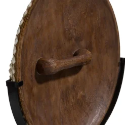 Discount XOOON Jennifer beeld rond met schelpjes H44cm - COCOmaison