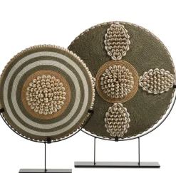 Discount XOOON Jennifer beeld rond met schelpjes H44cm - COCOmaison