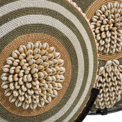 Discount XOOON Jennifer beeld rond met schelpjes H44cm - COCOmaison