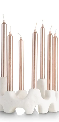 Sale XOOON Jet kandelaar H14,5cm in de kleur Wit - COCOmaison