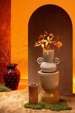 Discount XOOON Julot vaas H34cm in kleur Beige shop je bij COCOmaison