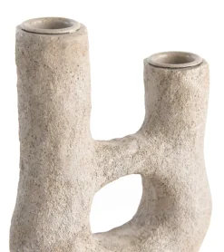 XOOON June kandelaar H32cm in de kleur Crème - COCOmaison