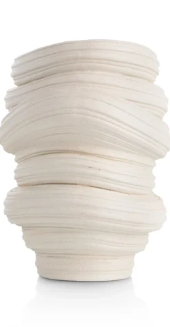 XOOON Juul vaas H32,6cm in de kleur Crème - COCOmaison