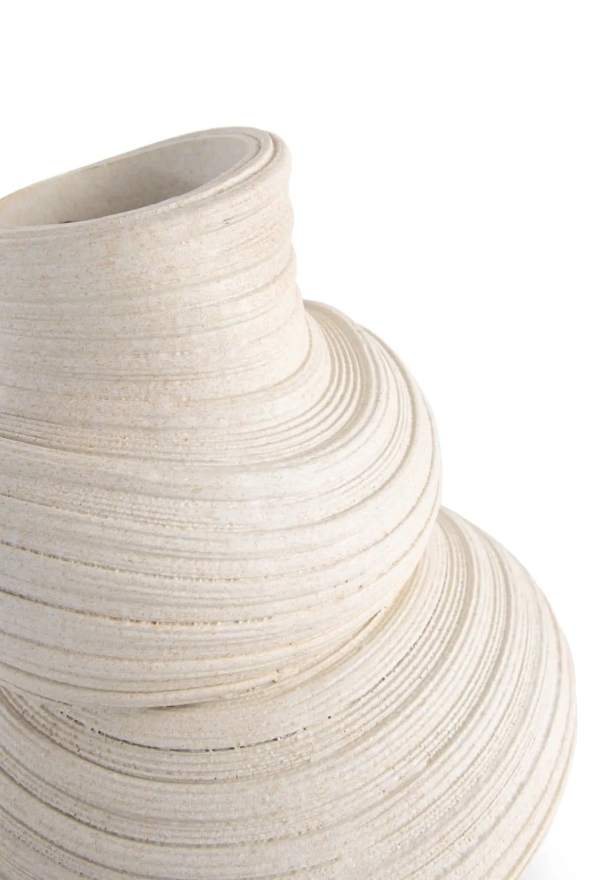 XOOON Juul vaas H36,6cm in de kleur Crème - COCOmaison