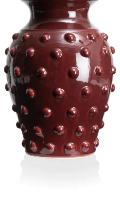 Hot XOOON Kathy vaas (H44cm) in de kleur Rood - COCOmaison