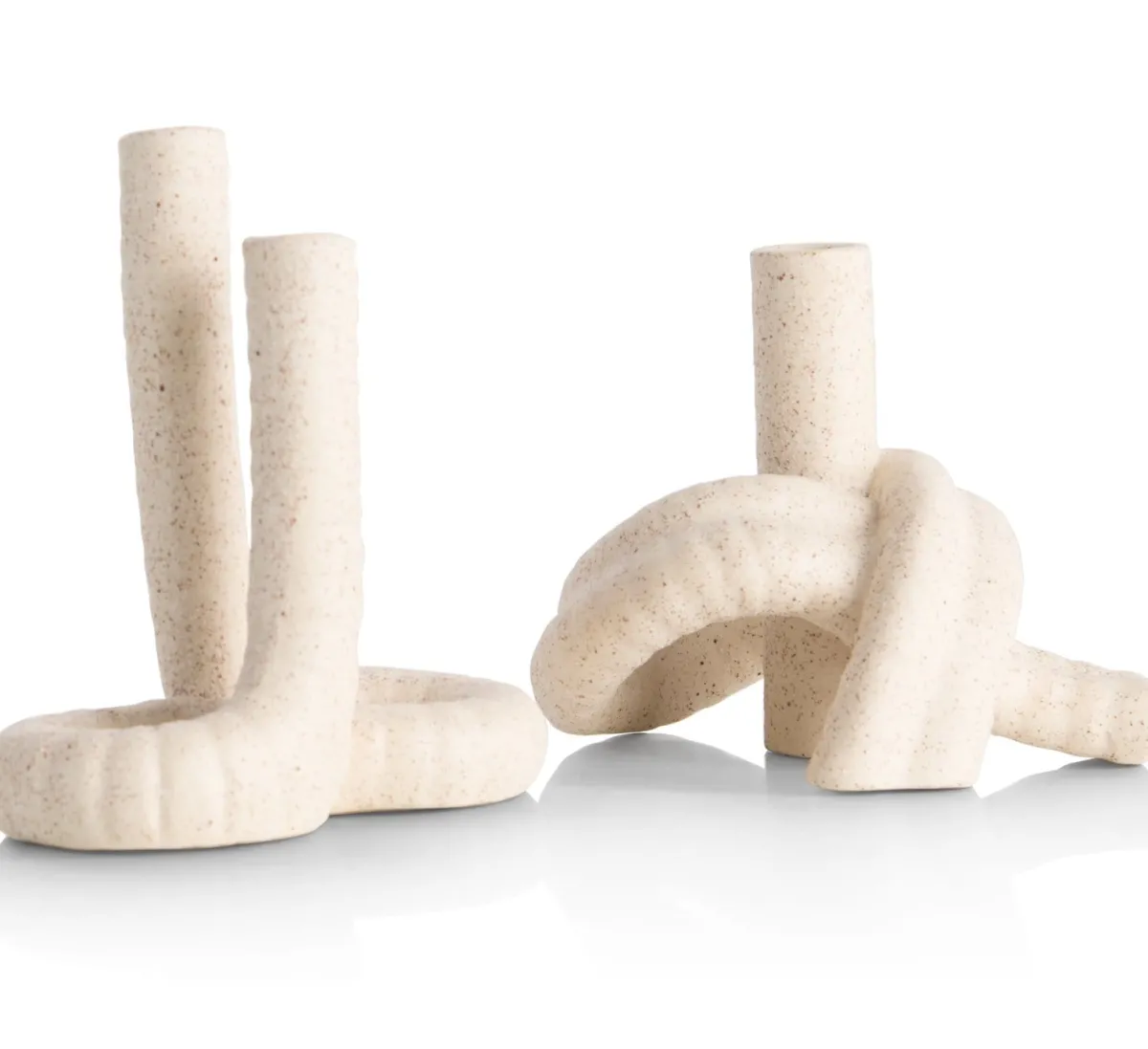 New XOOON Kiki vaas H17cm in de kleur Beige - COCOmaison