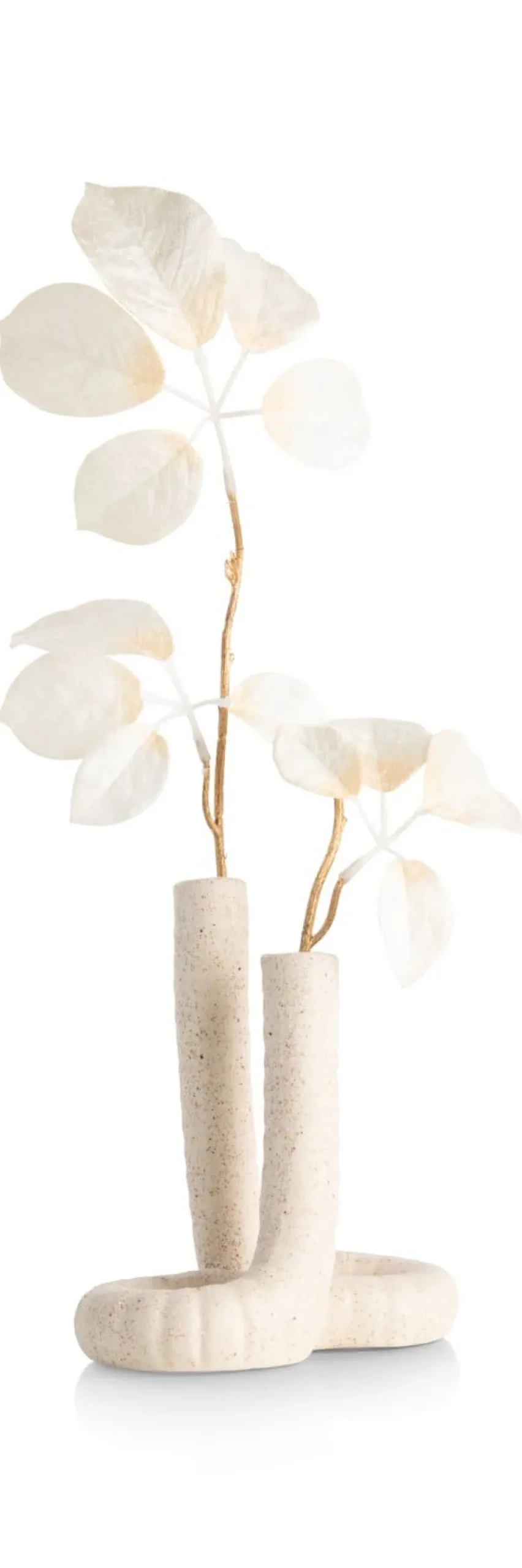 New XOOON Kiki vaas H17cm in de kleur Beige - COCOmaison