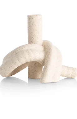 Discount XOOON Kiki vaas H13,5cm in de kleur Beige - COCOmaison