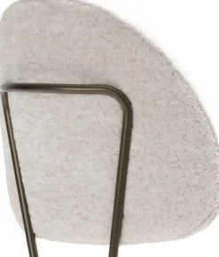 Outlet XOOON Kjel barstoel champagne frame in de kleur Crème - COCOmaison