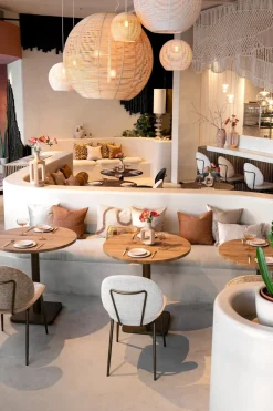 Clearance XOOON Kjel eetkamerstoel - champagne frame in de kleur Crème