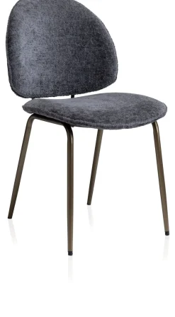 Discount XOOON Kjel eetkamerstoel frame in de kleur Antraciet - COCOmaison