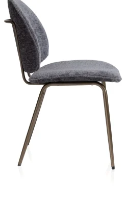 Discount XOOON Kjel eetkamerstoel frame in de kleur Antraciet - COCOmaison