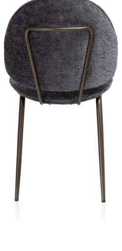 Discount XOOON Kjel eetkamerstoel frame in de kleur Antraciet - COCOmaison