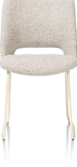Hot XOOON KODI eetkamerstoel - frame nebbia - stof Brioni - kiezel