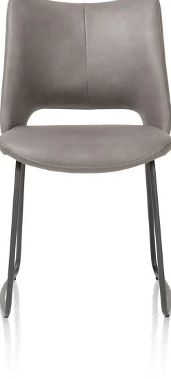 Hot XOOON KODI eetkamerstoel - frame graphite - stof Pala - leverkleur