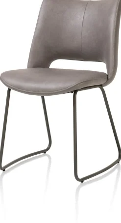 Hot XOOON KODI eetkamerstoel - frame graphite - stof Pala - leverkleur