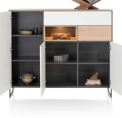 Hot XOOON LINDFIELD dressette 160 cm - eiken look