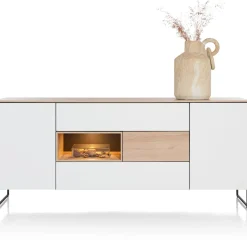 Sale XOOON LINDFIELD dressoir 200 cm - eiken look