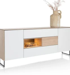 Sale XOOON LINDFIELD dressoir 200 cm - eiken look