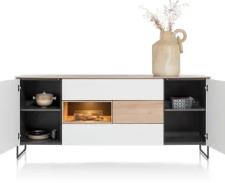 Sale XOOON LINDFIELD dressoir 200 cm - eiken look