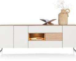 XOOON LINDFIELD dressoir 240 cm - eiken look