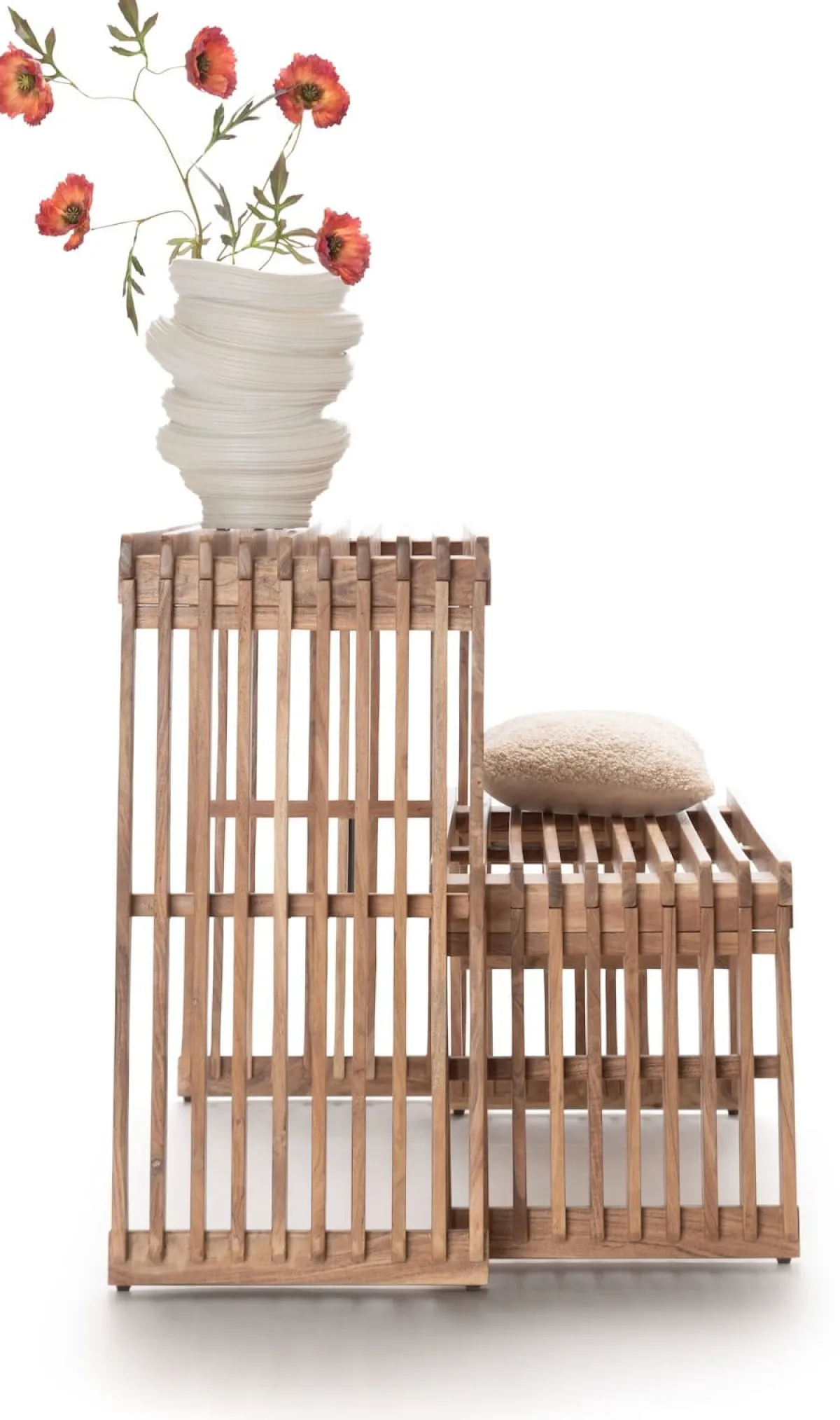 XOOON Lino bankje (96cm) in kleur Naturel van COCOmaison