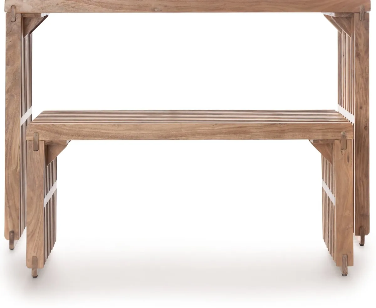 XOOON Lino bankje (96cm) in kleur Naturel van COCOmaison