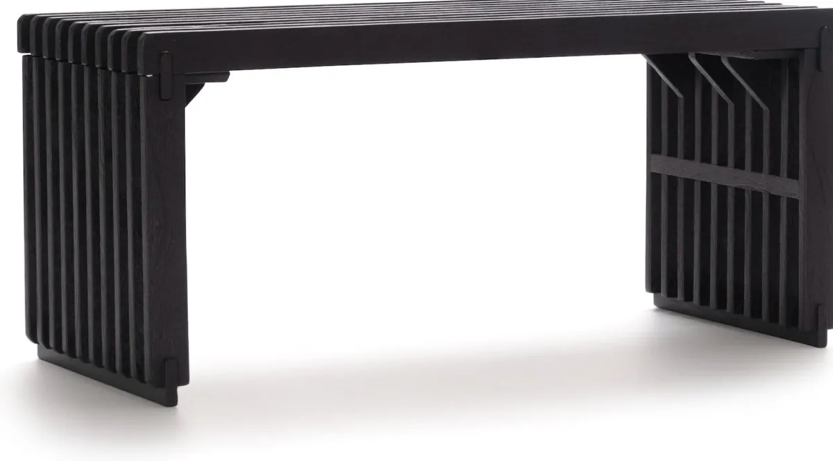 Discount XOOON Lino bankje (96cm) in kleur Zwart van COCOmaison