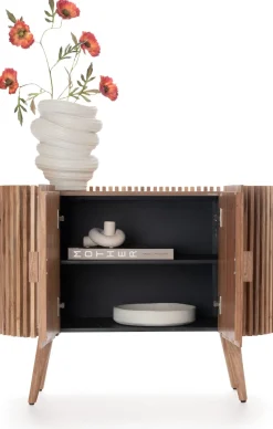 Discount XOOON Lino kast (100cm) in kleur Naturel van COCOmaison